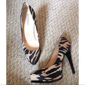 Tiger Print Heels